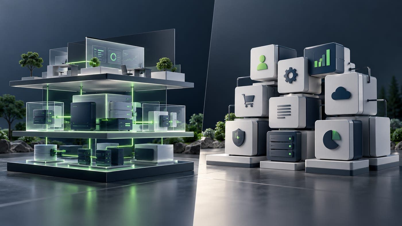 Custom application components and packaged software modules