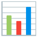 Colorful bar chart representing data automation