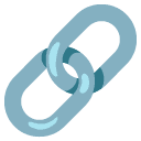 Colorful link representing software integrations